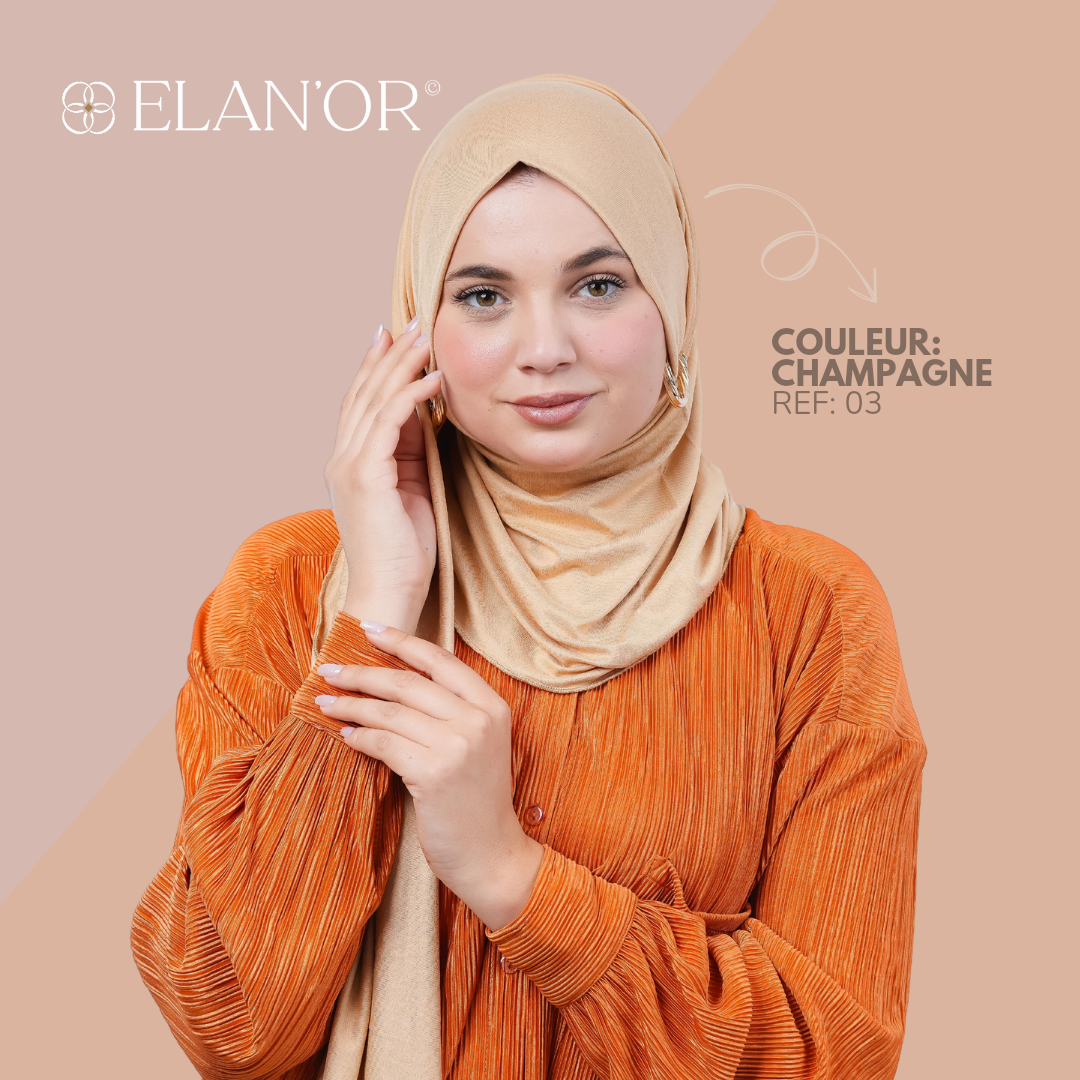 Foulard Cotton Hijab - 180x70cm