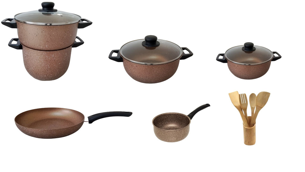 Batterie de Cuisine Complète 14 Pièces