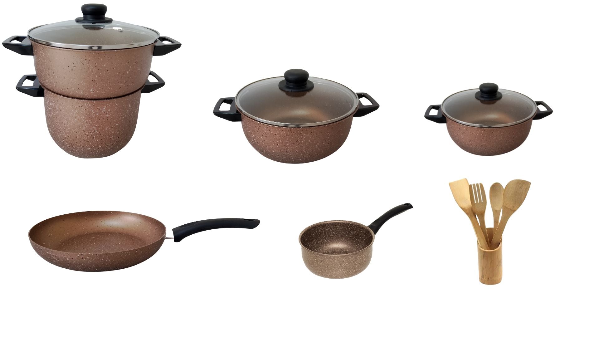 Batterie de Cuisine Complète 14 Pièces